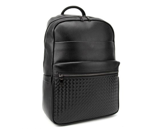 Купить Мужской кожаный рюкзак черный Tiding Bag A25F-2418A, фото , изображение 3, характеристики, отзывы