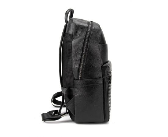 Купить Мужской кожаный рюкзак черный Tiding Bag A25F-2418A, фото , изображение 4, характеристики, отзывы