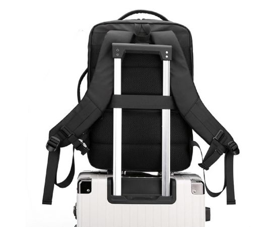 Придбати Большой текстильный черный рюкзак Confident ANT02-2021-2A, image , зображення 4, характеристики, відгуки