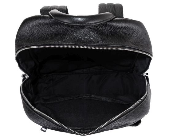 Купить Мужской кожаный рюкзак для ноутбука черный Tiding Bag B3-154A, фото , изображение 3, характеристики, отзывы