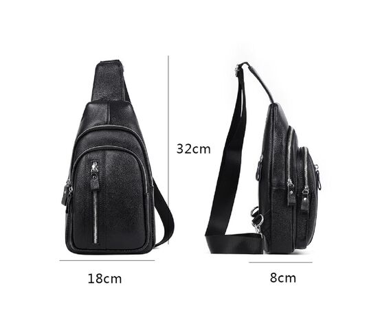 Купить Сумка на одну шлейку черная Tiding Bag FL-A25F-5055A, фото , изображение 2, характеристики, отзывы