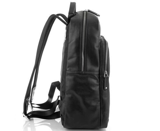 Купить Стильный кожаный мужской рюкзак черного цвета Tiding Bag NM29-5073BA, фото , изображение 4, характеристики, отзывы