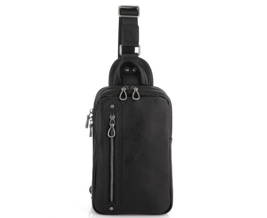 Придбати Сумка-слинг мужская кожаная Tiding Bag 9801A, image , зображення 6, характеристики, відгуки