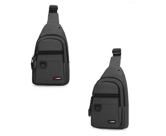 Придбати Стильная мужская текстильная сумка-слинг Confident ATN01-T-1068G, image , зображення 4, характеристики, відгуки