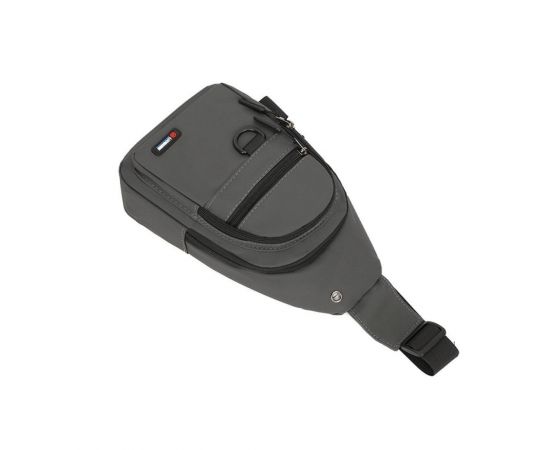 Придбати Стильная мужская текстильная сумка-слинг Confident ATN01-T-1068G, image , зображення 8, характеристики, відгуки