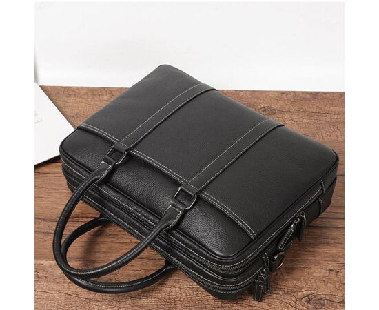 Купить Классическая, стильная, мужская сумка для ноутбука Tiding Bag FL-SM8-016A, фото , изображение 6, характеристики, отзывы