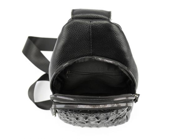 Придбати Кожаная сумка слинг с тиснением рептилия Tiding Bag M56-8880A, image , характеристики, відгуки