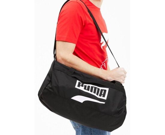 Купить Сумка спортивна 25L Puma Plus Sports Bag II чорна, фото , изображение 3, характеристики, отзывы