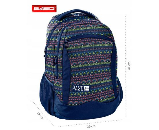 Купить Рюкзак молодіжний Paso 20L, 18-2808PC16 синій, фото , изображение 7, характеристики, отзывы