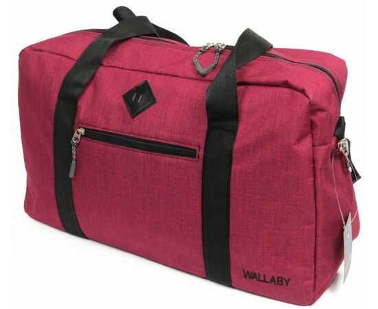 Купить Дорожная сумка Wallaby 2550 burgundy 21 л бордовая, фото , изображение 2, характеристики, отзывы