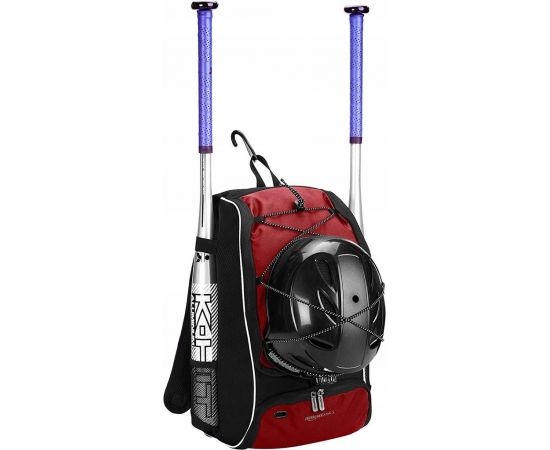 Купить Спортивний рюкзак 22L Amazon Basics чорний з бордовим, фото , изображение 3, характеристики, отзывы