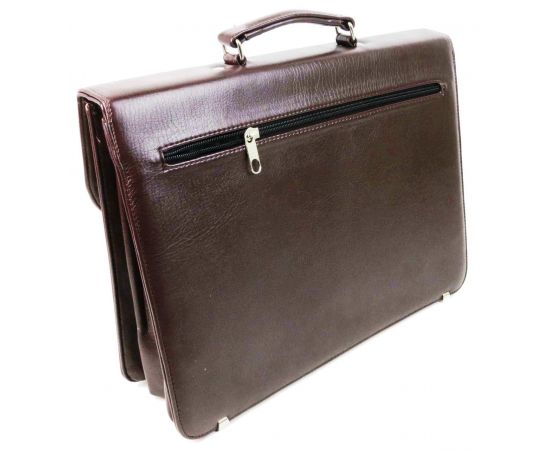 Купить Портфель деловой из эко кожи Exclusive 722900 бордовый, фото , изображение 4, характеристики, отзывы