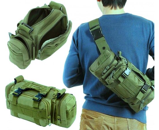 Купить Тактична, армійська чоловіча сумка Molle Combat Sachet хакі, фото , изображение 6, характеристики, отзывы