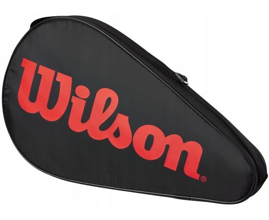 Купить Сумка, чохол для ракетки Wilson Padel Cover Bag чорний, фото , характеристики, отзывы