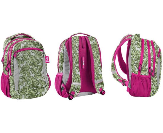 Купить Красочный женский рюкзак 25L Paso Barbie Tropical Leaves BAL-2808, фото , изображение 4, характеристики, отзывы