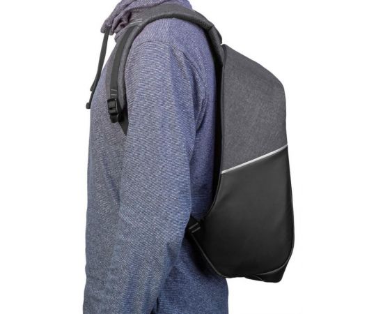 Купить Рюкзак антивор з Rfid Topmove IAN352250 бордовий з чорним, фото , изображение 4, характеристики, отзывы