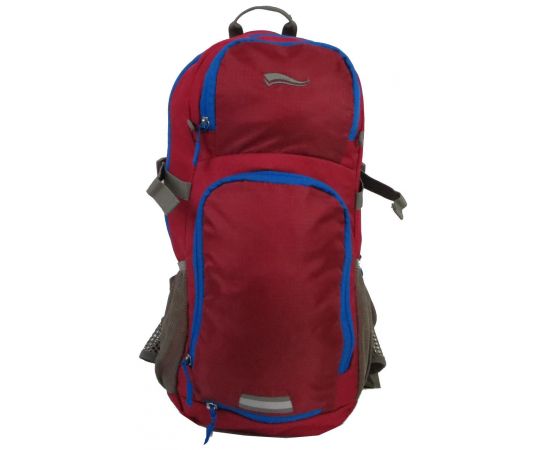 Купить Велорюкзак с дождевиком, сеткой для шлема Crivit 15L бордовый, фото , изображение 2, характеристики, отзывы