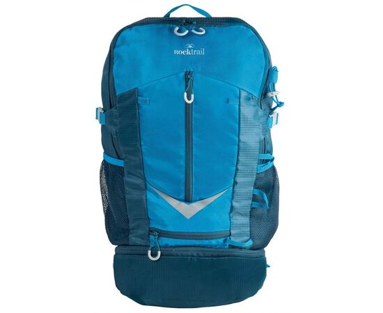 Купить Місткий спортивний рюкзак із дощовиком 30L Rocktrail IAN389063 блакитний, фото , изображение 3, характеристики, отзывы