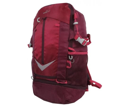 Купить Легкий похідний рюкзак із дощовиком 30L Rocktrail IAN389063 бордовий, фото , изображение 3, характеристики, отзывы