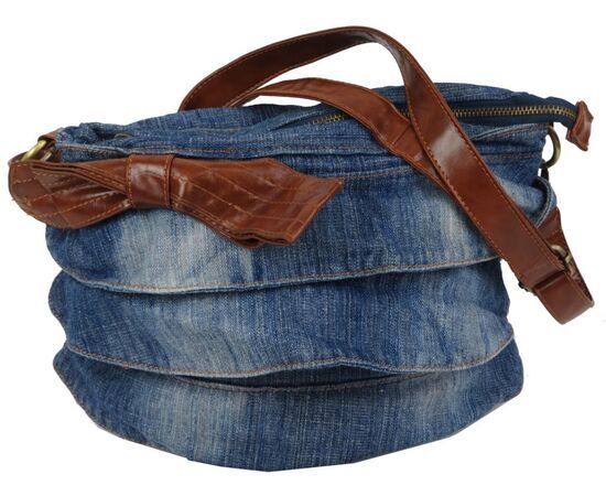 Купить Жіноча джинсова сумка Fashion jeans bag синя, фото , характеристики, отзывы