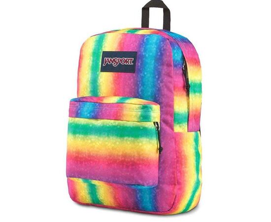 Купить Яскравий міський рюкзак 25L Jansport Superbreak райдужний, фото , характеристики, отзывы