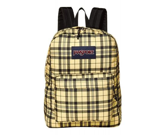 Купить Яскравий міський рюкзак 25L Jansport Superbreak жовтий в клітинку, фото , изображение 5, характеристики, отзывы