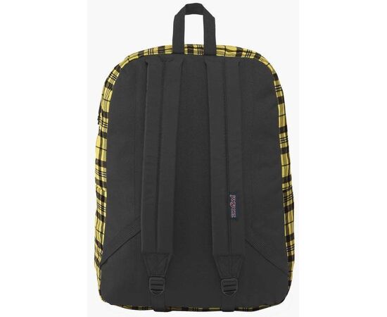 Купить Яскравий міський рюкзак 25L Jansport Superbreak жовтий в клітинку, фото , изображение 6, характеристики, отзывы