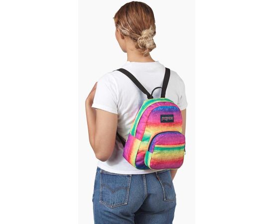 Купить Маленький жіночий рюкзак 10L Jansport Half Pint райдужний, фото , характеристики, отзывы