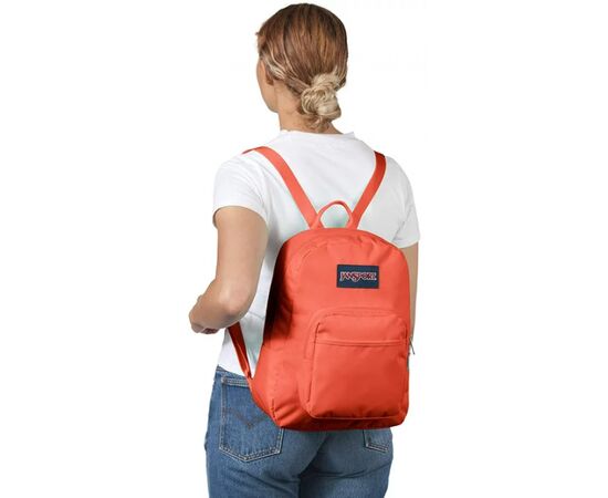 Купить Невеликий жіночий рюкзак 15L Jansport Full Pint кораловий, фото , изображение 2, характеристики, отзывы