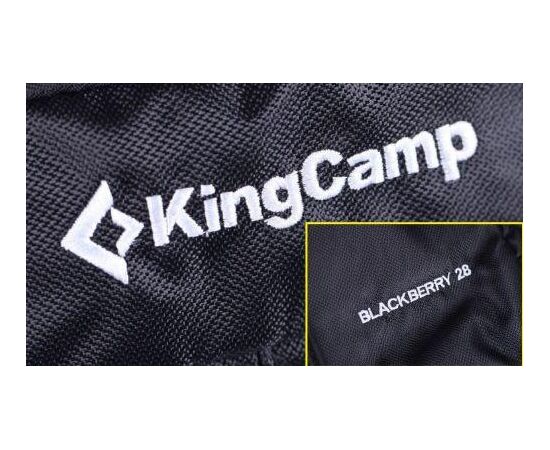 Купить Міський рюкзак 28L KingCamp Blackberry KB3205 чорний, фото , изображение 10, характеристики, отзывы