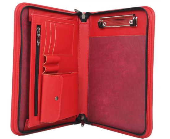 Купить Женская папка для документов А5 из эко кожи Portfolio Port1011 красная, фото , характеристики, отзывы