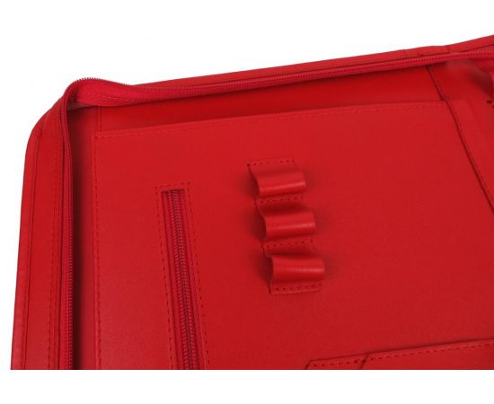 Придбати Шкіряна папка Portfolio, Україна червона, image , зображення 5, характеристики, відгуки