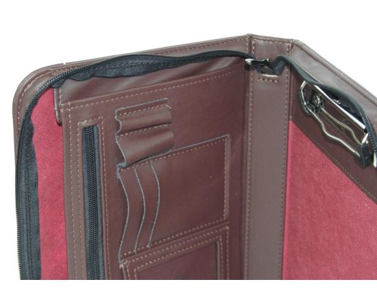 Купить Небольшая деловая папка формата А5 Portfolio Portbw08 коричневая, фото , изображение 7, характеристики, отзывы