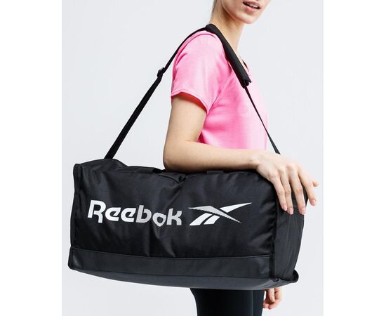 Купить Спортивна сумка 35L Reebok TE M Grip чорна, фото , изображение 2, характеристики, отзывы