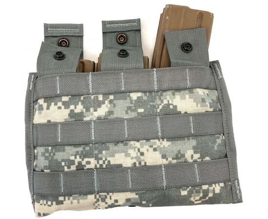 Купить Підсумок тактичний для трьох магазинів M4, M16, AR15 Three Mag Pouch піксель, фото , характеристики, отзывы