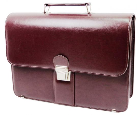 Купить Деловой портфель женский из эко кожи AMO SST08 бордовый, фото , характеристики, отзывы