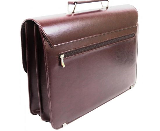 Купить Деловой портфель женский из эко кожи AMO SST08 бордовый, фото , изображение 4, характеристики, отзывы