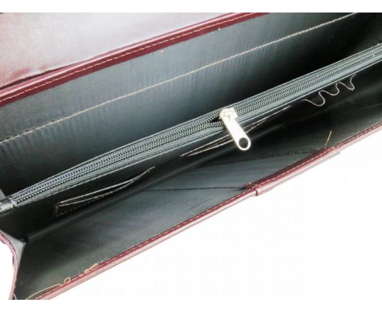 Купить Деловой портфель женский из эко кожи AMO SST08 бордовый, фото , изображение 6, характеристики, отзывы