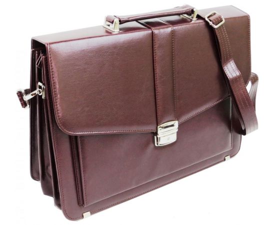 Купить Портфель женский из эко кожи AMO SST11 бордовый, фото , изображение 6, характеристики, отзывы