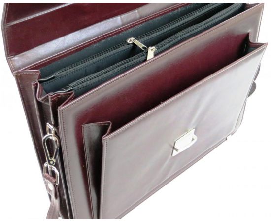 Купить Портфель женский из эко кожи AMO SST11 бордовый, фото , изображение 7, характеристики, отзывы
