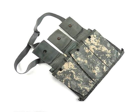 Купить Підсумок тактичний для трьох магазинів М16, M4 Molle II Bandoleer Ammunition Pouch піксель, фото , изображение 4, характеристики, отзывы