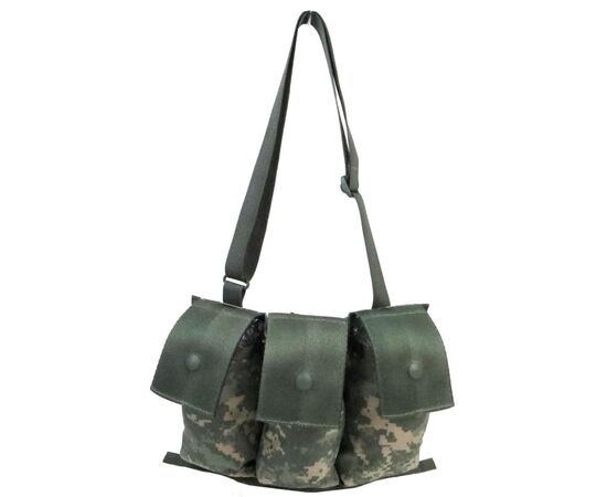 Купить Підсумок тактичний для трьох магазинів М16, M4 Molle II Bandoleer Ammunition Pouch піксель, фото , изображение 6, характеристики, отзывы