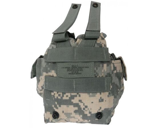 Купить Підсумок тактичний MOLLE II 1 Qt Canteen General Purpose Pouch W911QY, фото , изображение 4, характеристики, отзывы