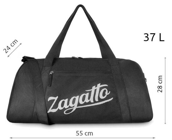 Купить Спортивна сумка 37L Zagatto On the Move чорна, фото , изображение 4, характеристики, отзывы