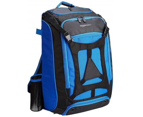 Купить Спортивний рюкзак 35L Amazon Basics синій із чорним, фото , характеристики, отзывы