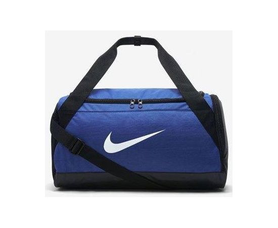 Купить Сумка спортивная 40L Nike Brasilia Duffle Sports Gym Bag CK0939-480 синяя, фото , изображение 2, характеристики, отзывы