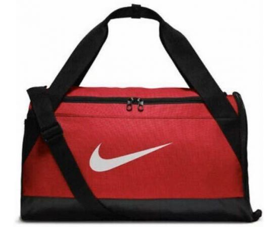 Купить Сумка спортивная для тренировок 40L Nike Brasilia Duffle Sports Gym Bag CK0939-657 красная, фото , изображение 2, характеристики, отзывы