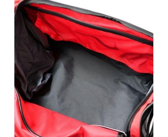 Купить Сумка спортивная для тренировок 40L Nike Brasilia Duffle Sports Gym Bag CK0939-657 красная, фото , изображение 6, характеристики, отзывы