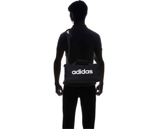 Купить Небольшая спортивная сумка 14L Adidas Essentials Logo Duffel Bag черная, фото , изображение 2, характеристики, отзывы