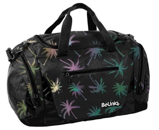 Придбати Жіноча спортивна сумка 27L Paso BeUniq Palm PPPL20-019 чорна, image , характеристики, відгуки
